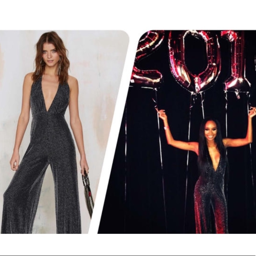 Sparkle Jumpsuit by Nasty Gal